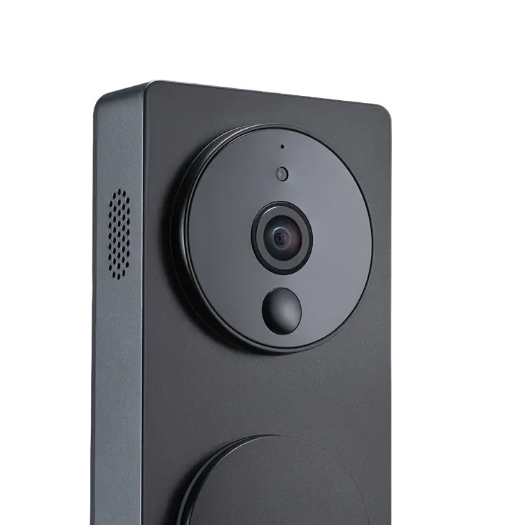 Sonerie video inteligentă Aqara G4 Doorbell - montată exterior cu unghi 162° și night vision
