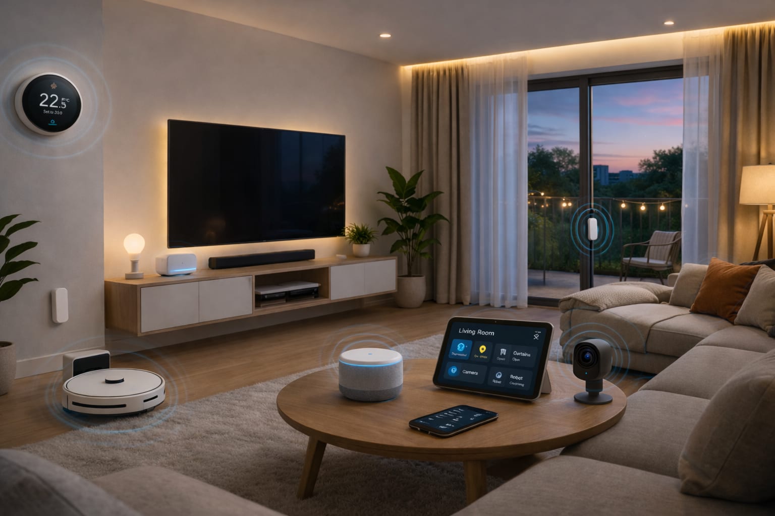 Accesorii smart pentru casă: senzori de mișcare, becuri LED inteligente, prize și întrerupătoare cu control vocal și automatizare completă