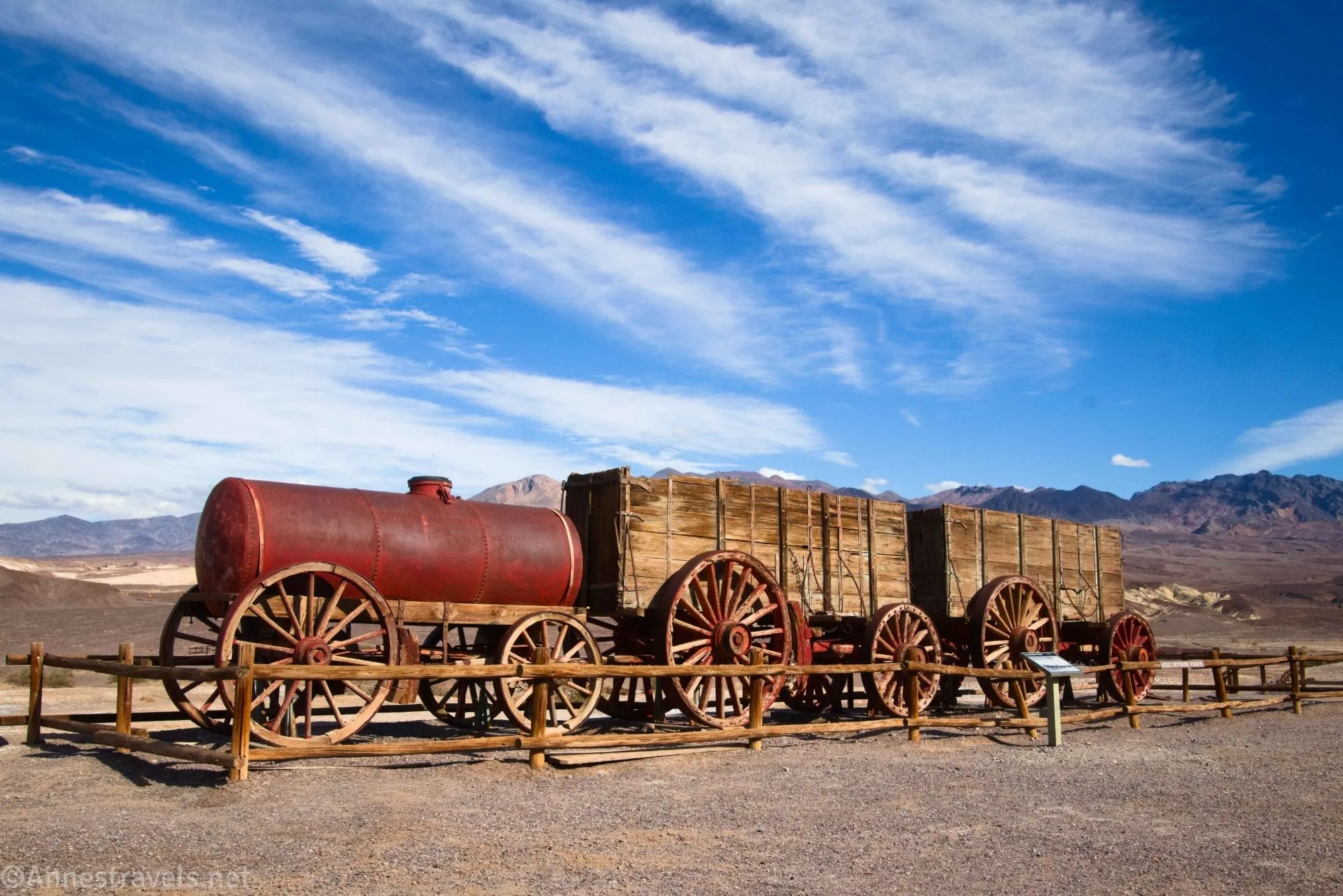 Harmony Borax Works Wagons, Death Valley National Park, California