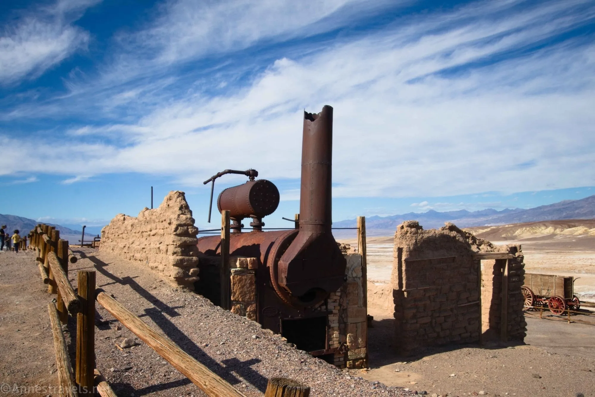 Harmony Borax Works Refinery Ruins, Death Valley National Park, California
