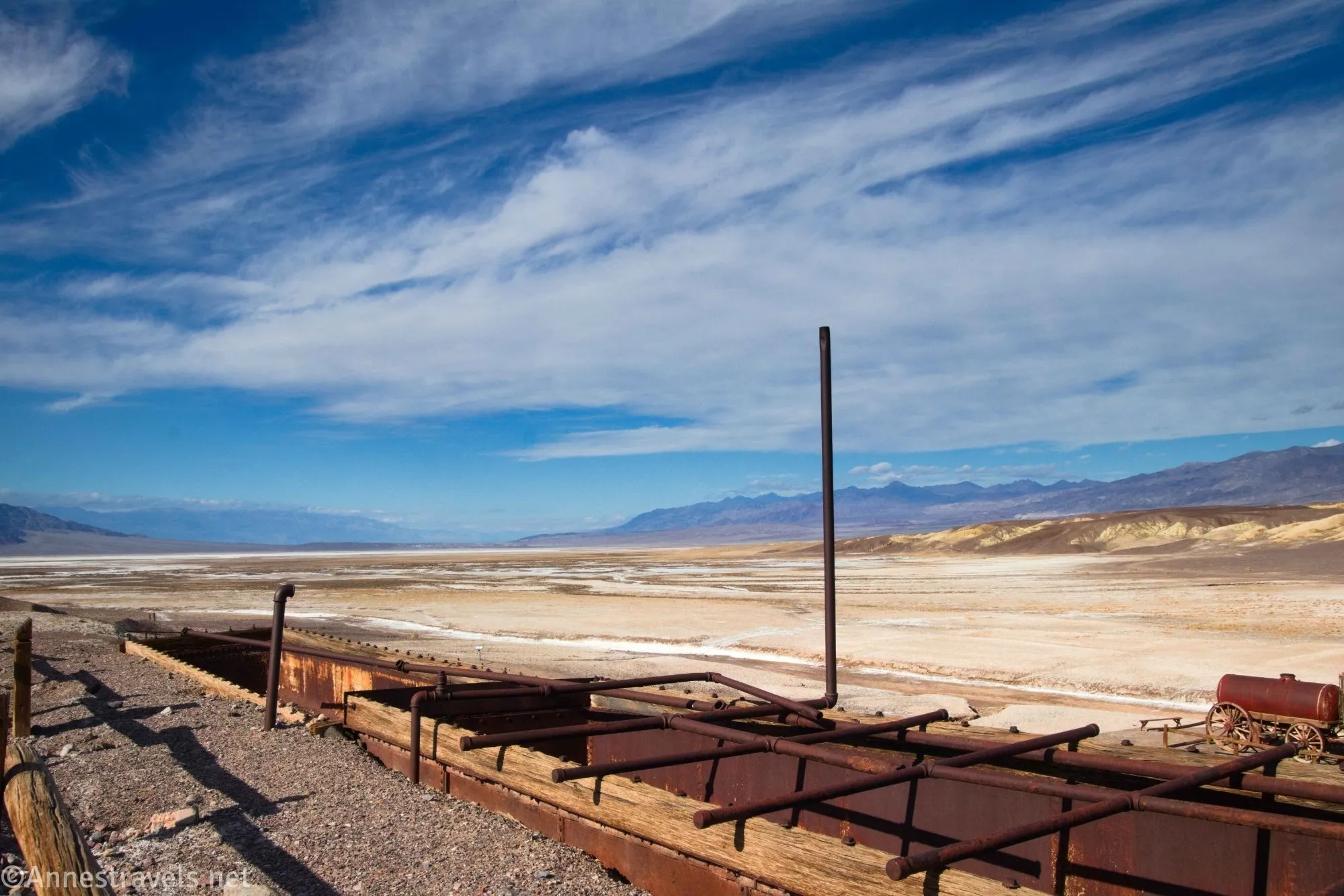 Harmony Borax Works Refinery Ruins, Death Valley National Park, California