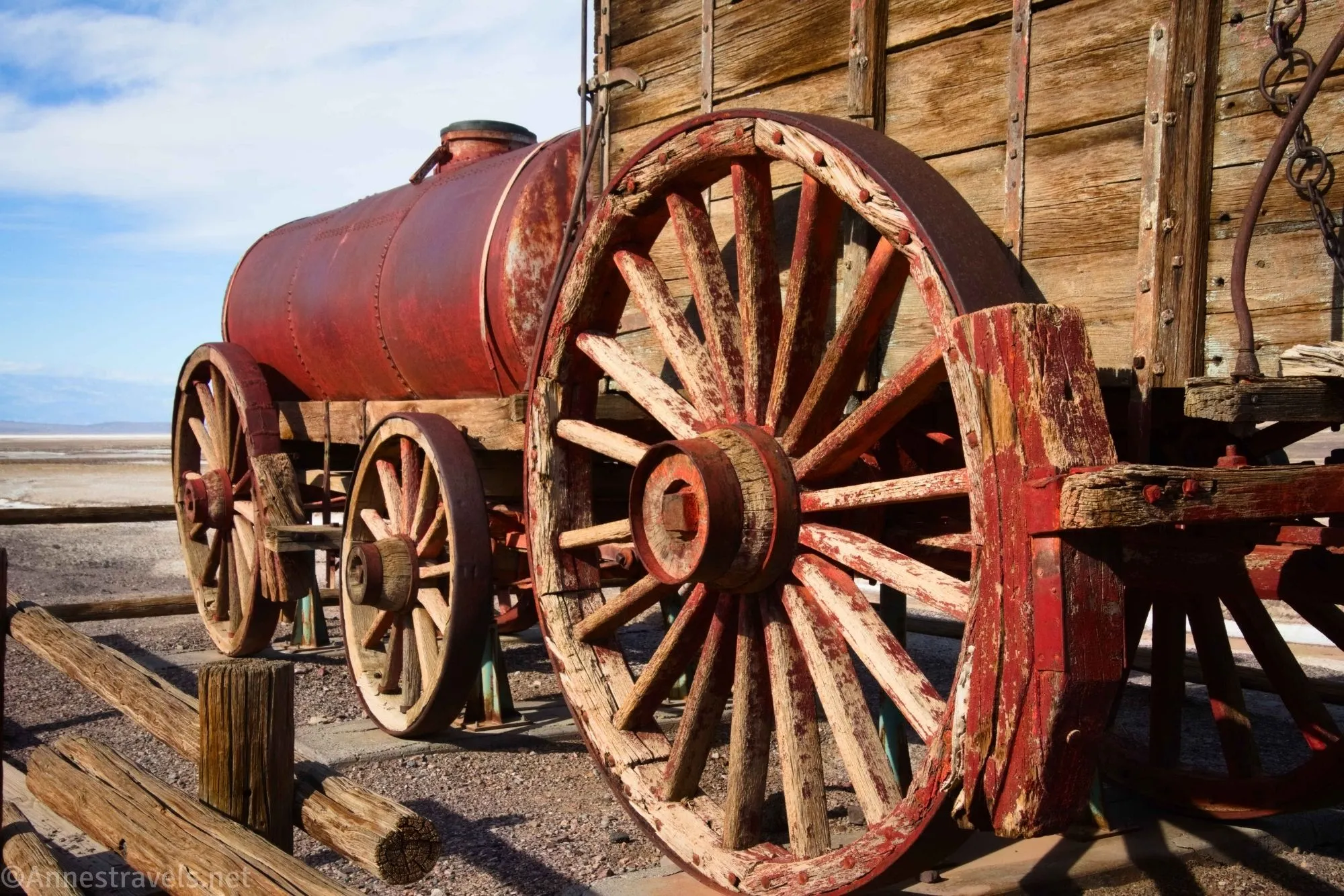Harmony Borax Works Wagons, Death Valley National Park, California
