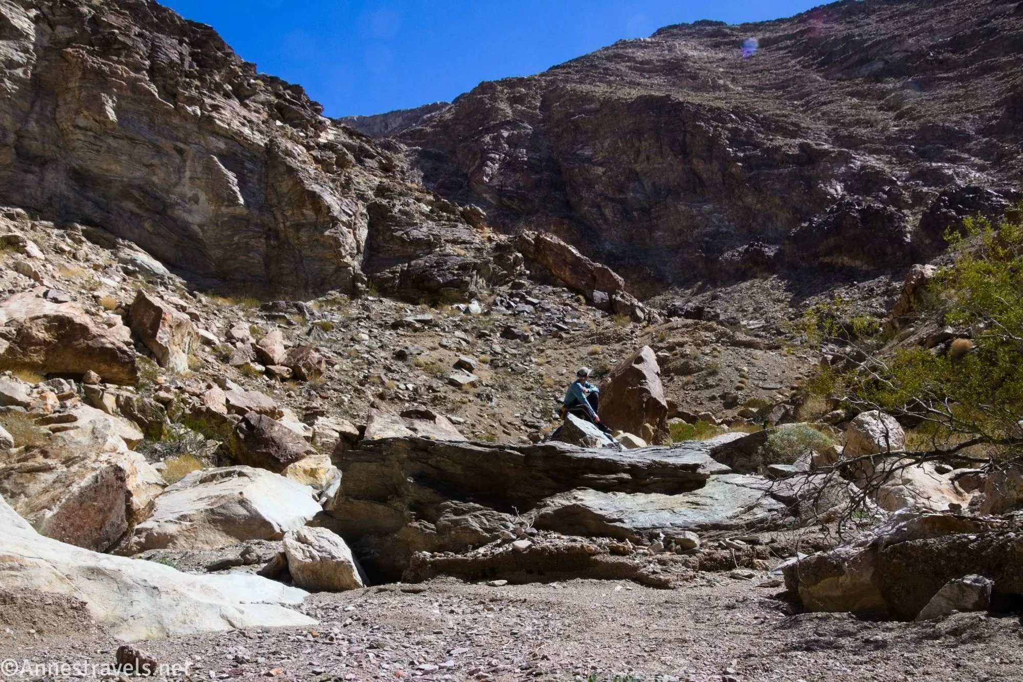 Monarch Canyon first rocks, Death Valley National Park, California