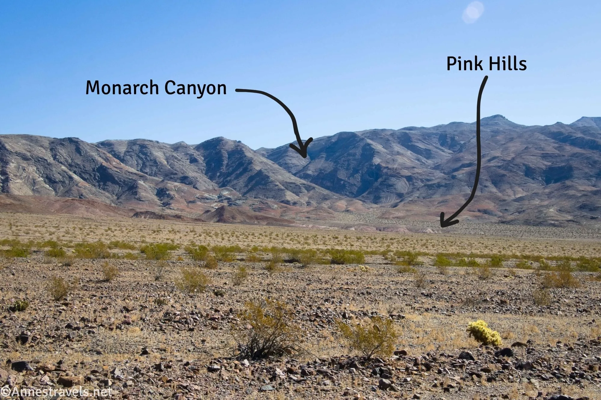 Monarch Canyon, Death Valley National Park, California