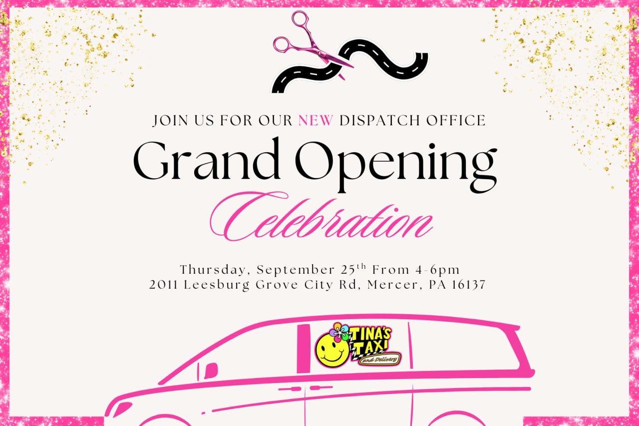 Tina's Taxi Grand Opening Event Image