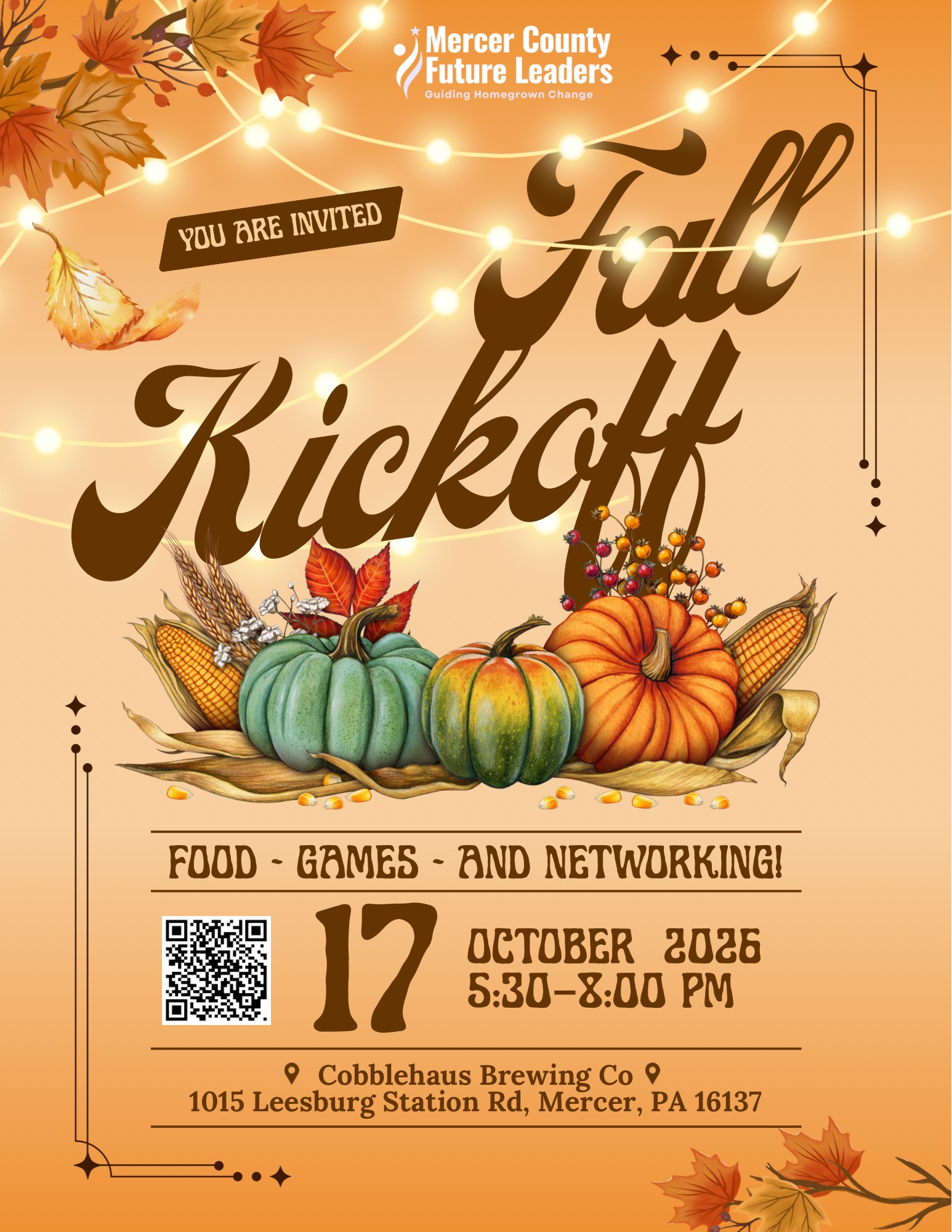 Mercer County Future Leaders Annual Fall Kick Off Event Image