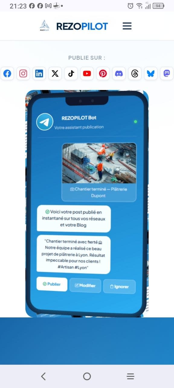 Maximisez votre visibilité avec le réseau pilote social one shot