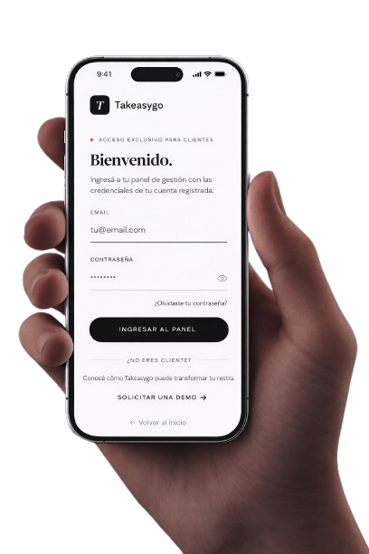 TakeasyGO app en mano