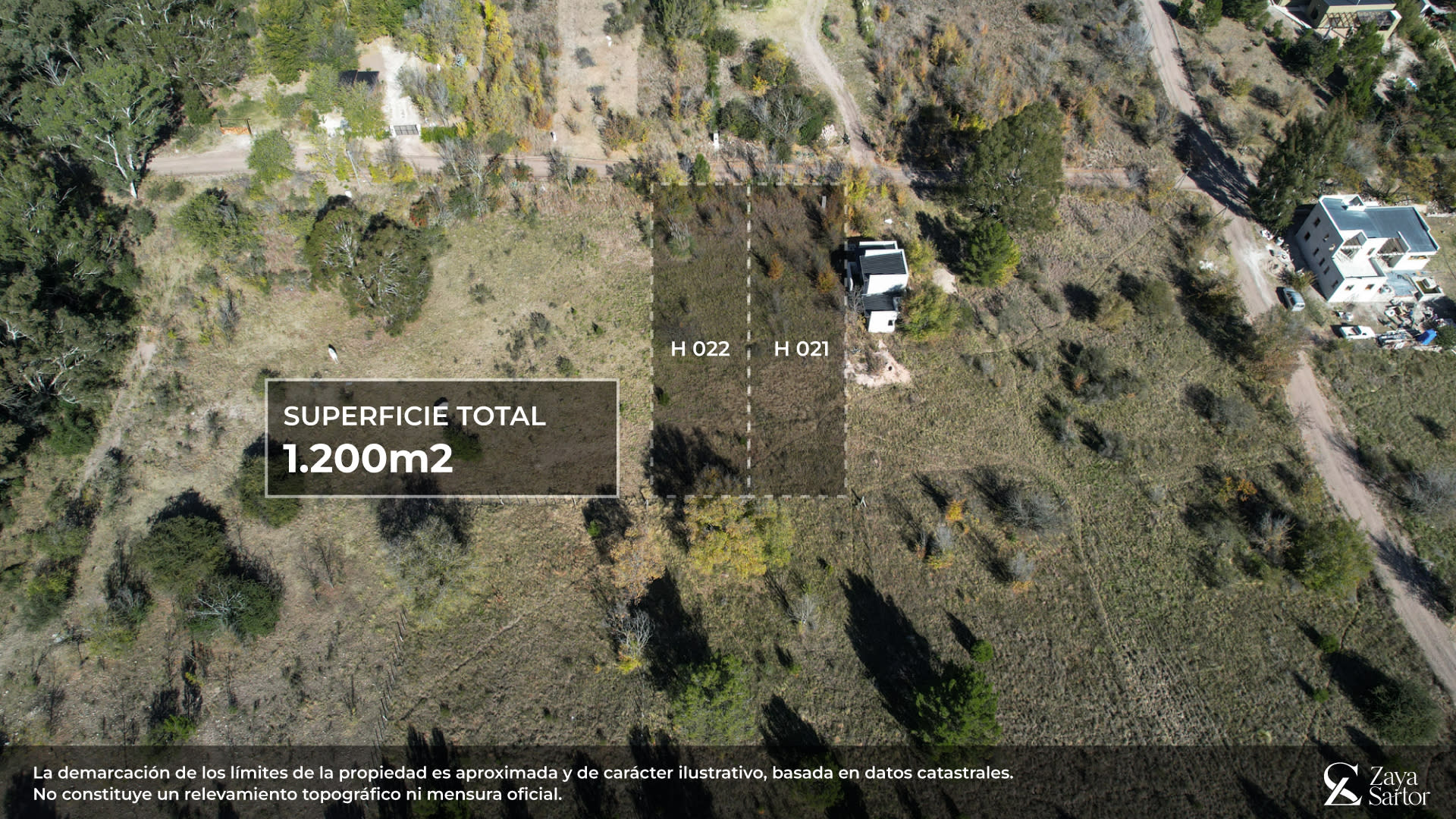 Lote de 1200 M² en Loteo Pueblo Cumbre Mza H Lts 21-22| La Cumbre Córdoba - foto 1
