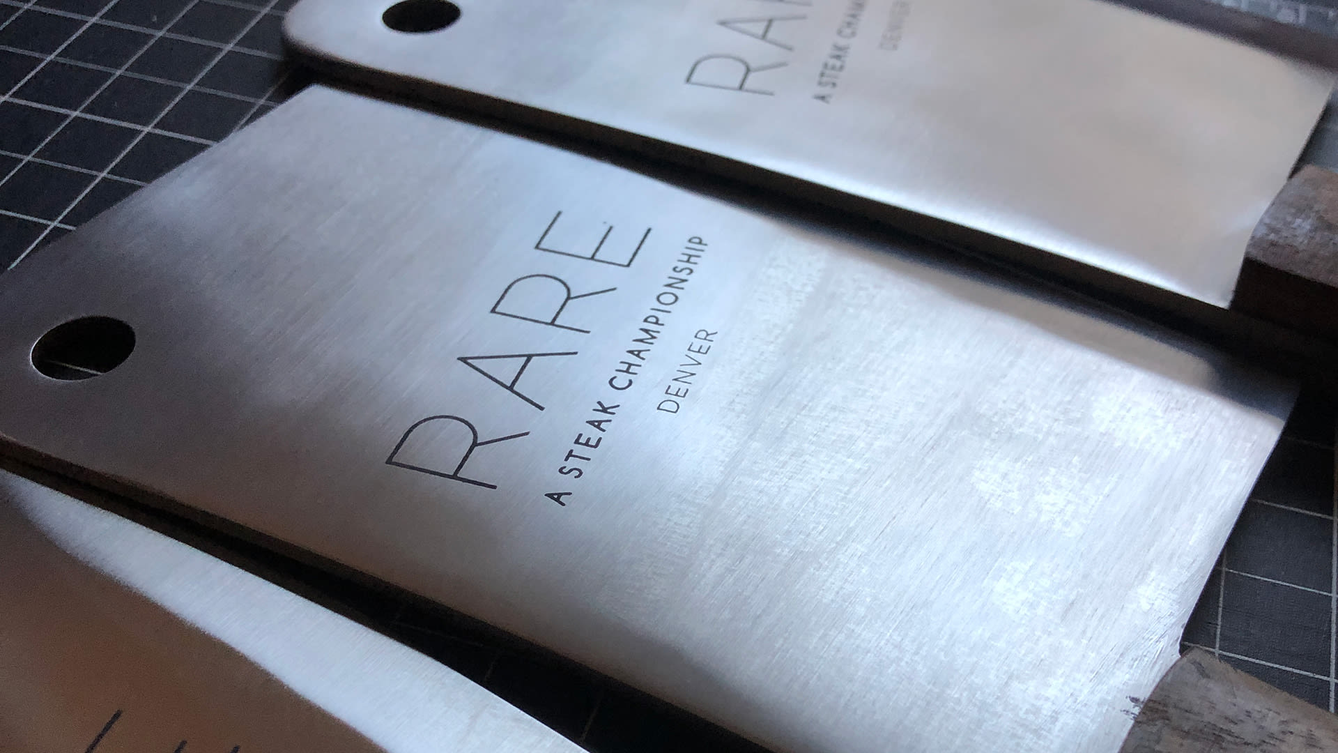 Branded Butcher Cleaver
