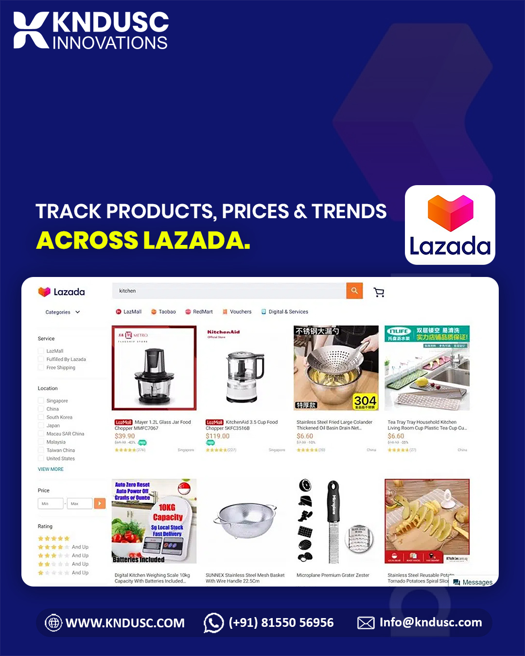 Lazada Product Data Scraping Services: Track Products, Prices & Market Trends with Accuracy