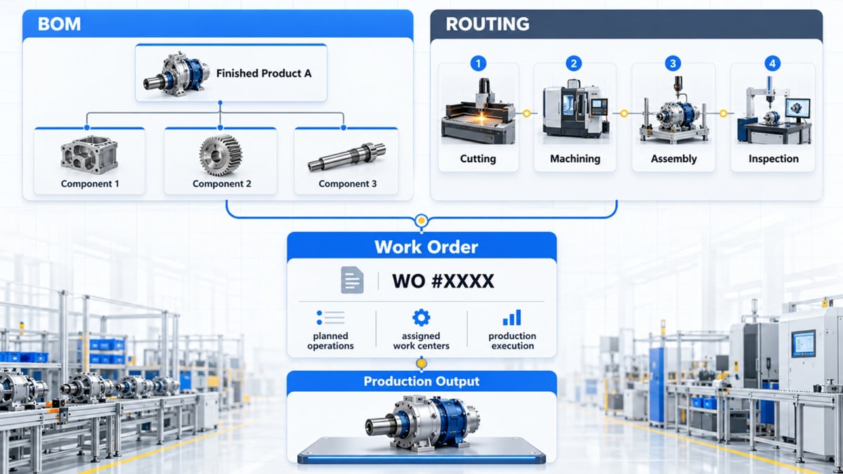 Manufacturing Routing in ERP: How to Map Your Real Production Process