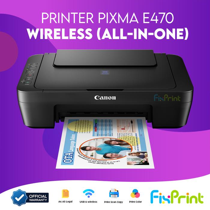 Printer Canon Pixma E410 / MG2570s All-In-One Print Scan Copy - MG2570s, Plus Cartridge