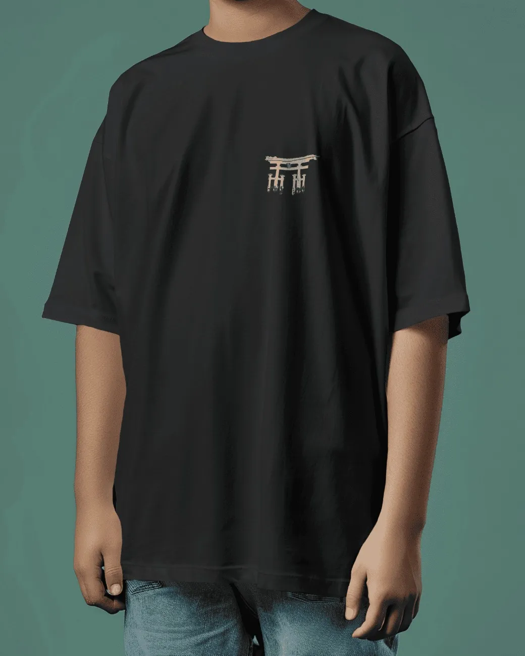 Samurai Serenade Mens Oversized T-shirt