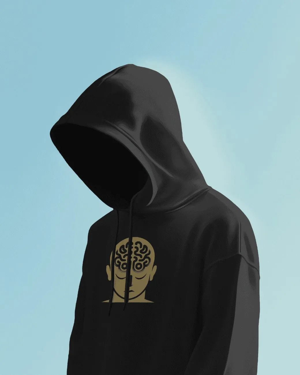 Dirty Mind Mens Hoodie