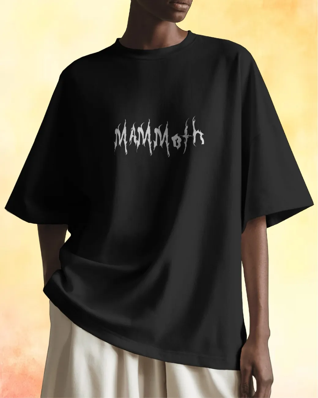  Tribal Spine Aesthetic Mens Oversized T-shirt