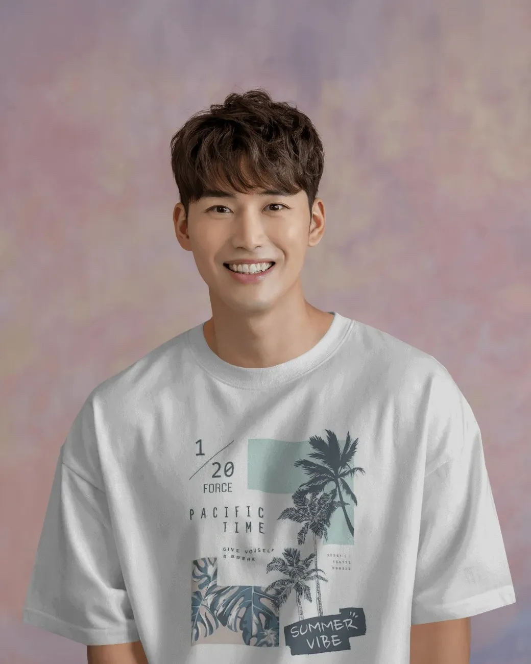 Pacific Breeze Mens Oversized T-shirt