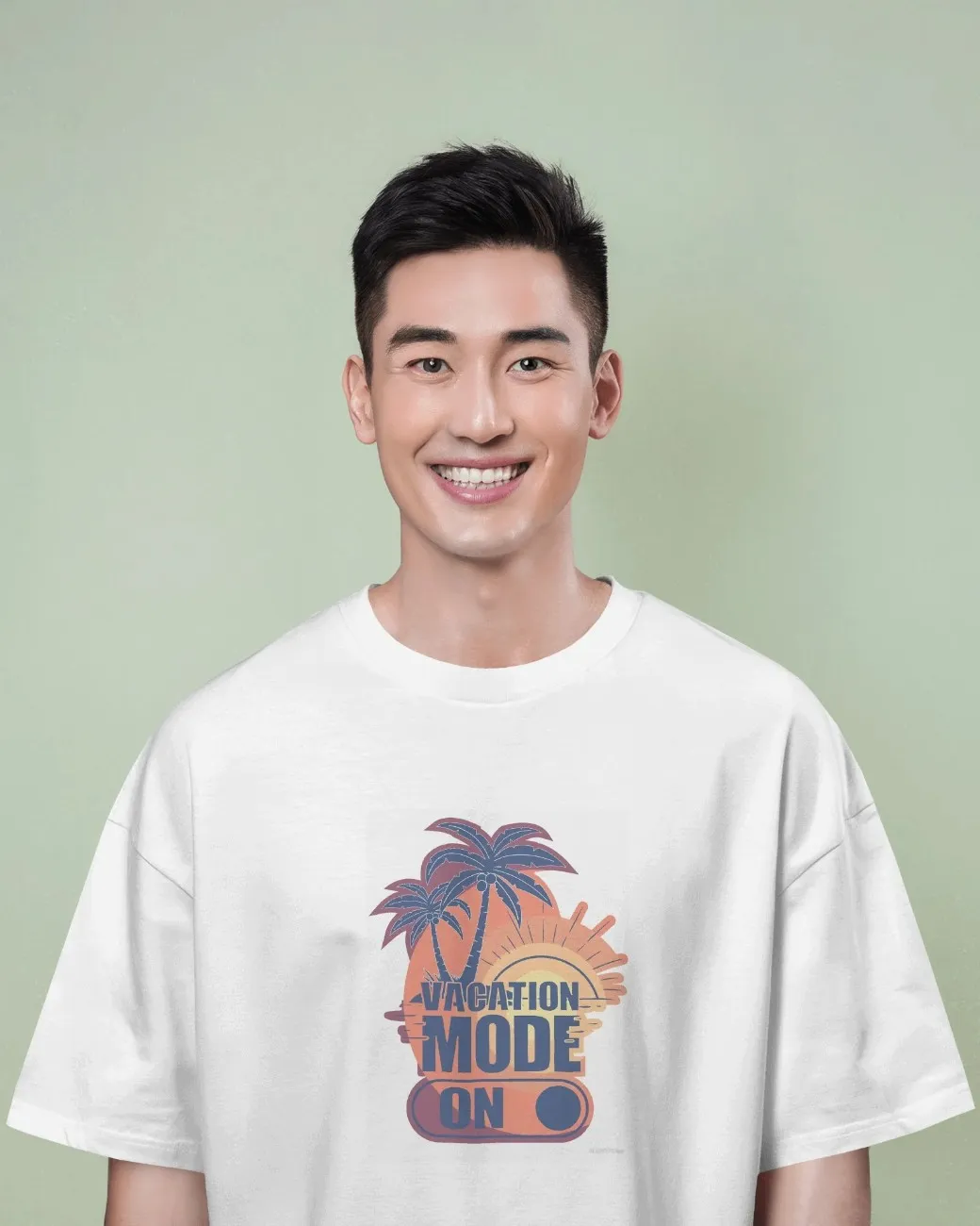 Vacation Switch Mens Oversized T-shirt