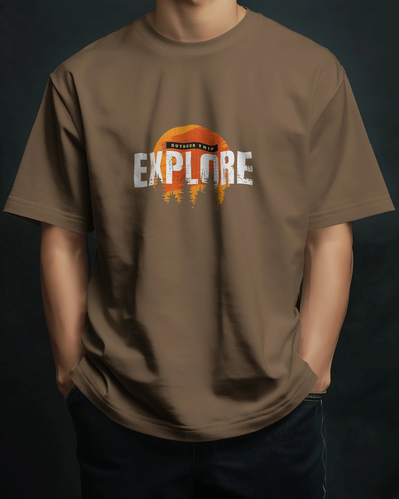 Ride & Explore Mens Oversized T-shirt