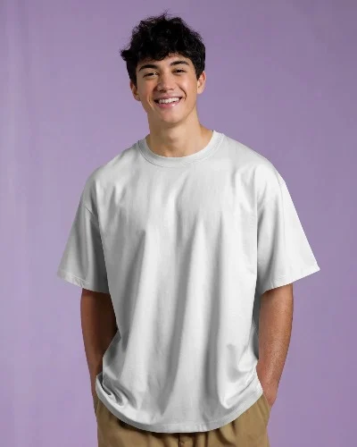 White Plain Oversized T-shirt