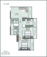 2 BHK layout 1