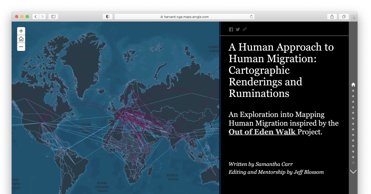 A Cartography Student Inspired by the Out of Eden Walk Explores Human ...