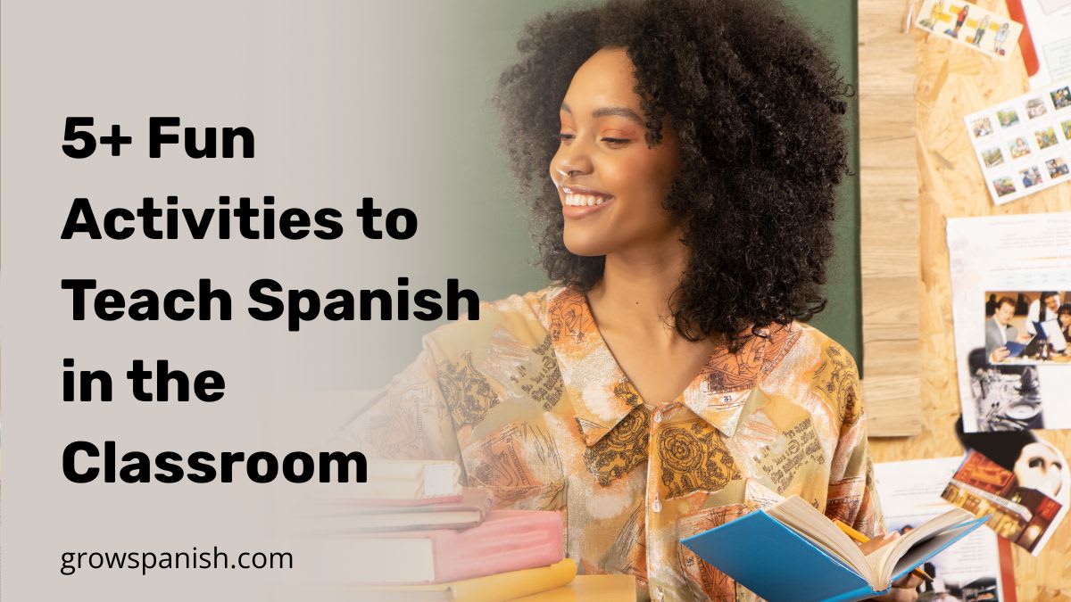 Fun Basic Spanish Lesson Teaching Spanish Activities
