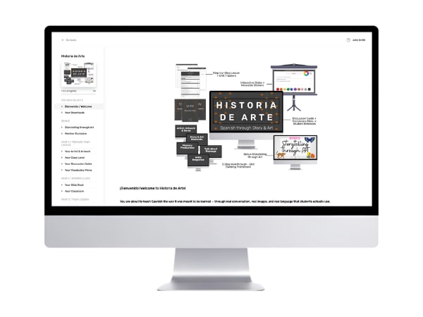 Historia de Arte - Teach Spanish through Art and Story - Course Walkthrough
