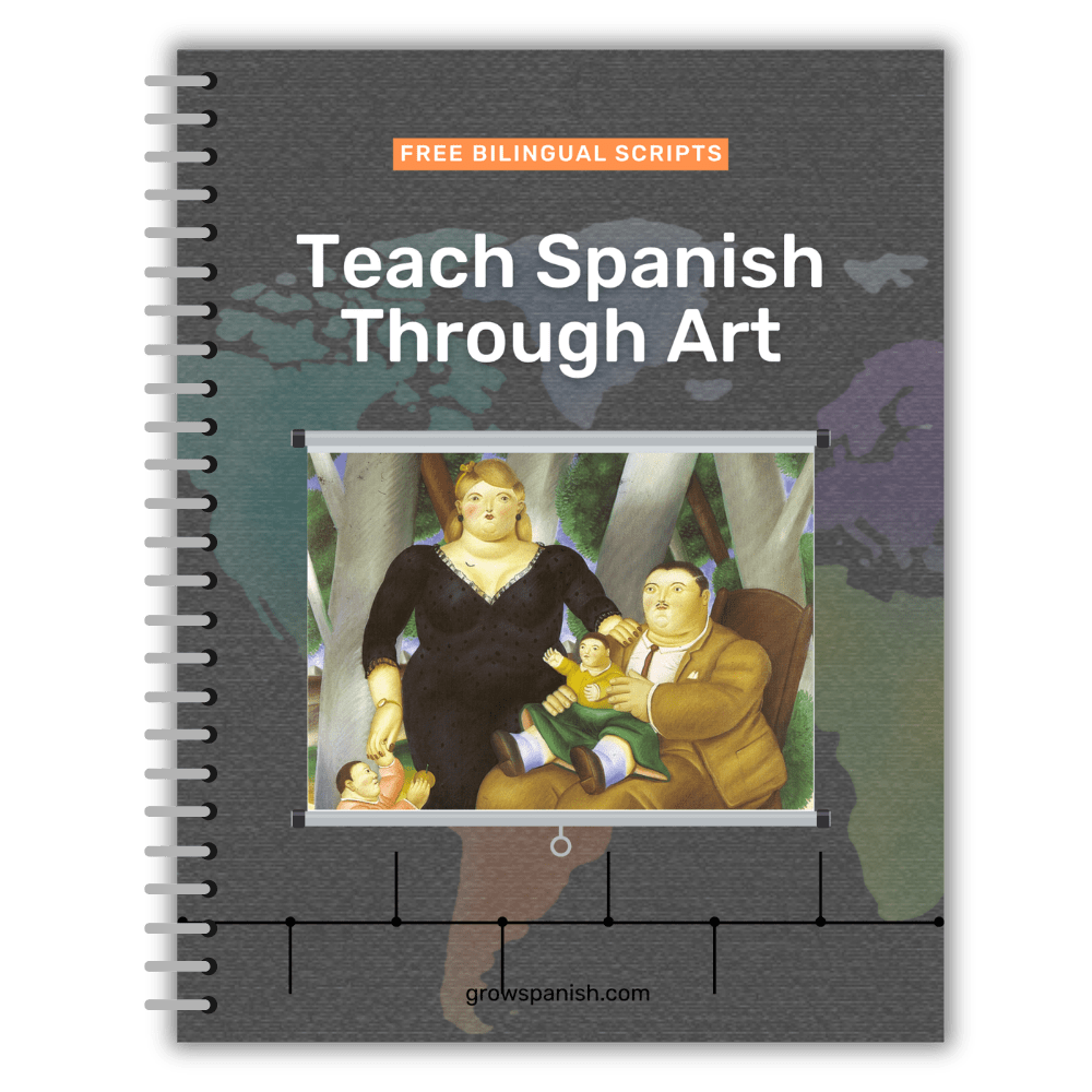 Teach Spanish Through Art - Free Bilingual Scripts