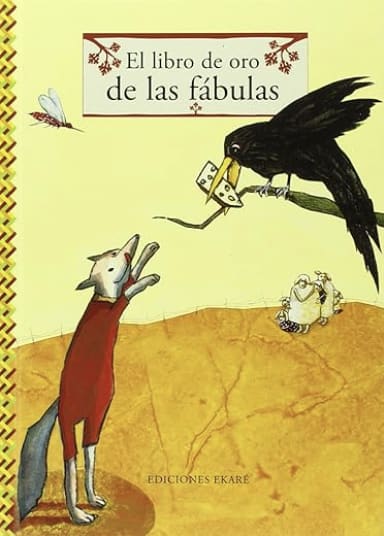El libro de oro de las fábulas book in Spanish titled The Golden Book of Fables