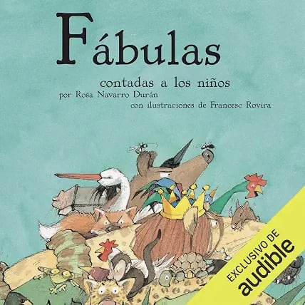 Fábulas contadas a niños book in Spanish titled Fables Told to Children