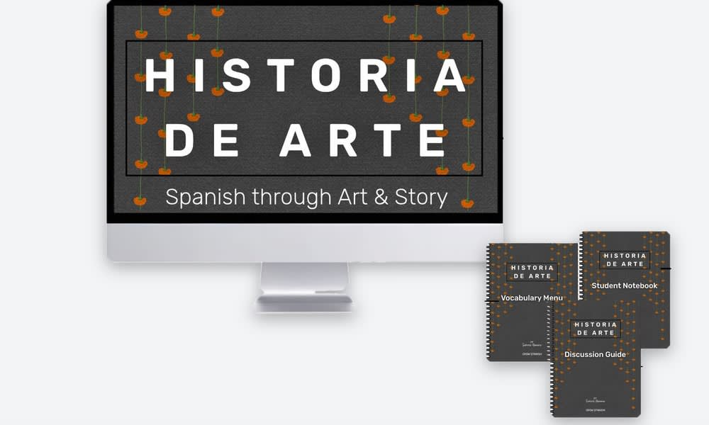 Historia de Arte: the Interactive Slides, Vocabulary Menu, Student Notebook, and Discussion Guide