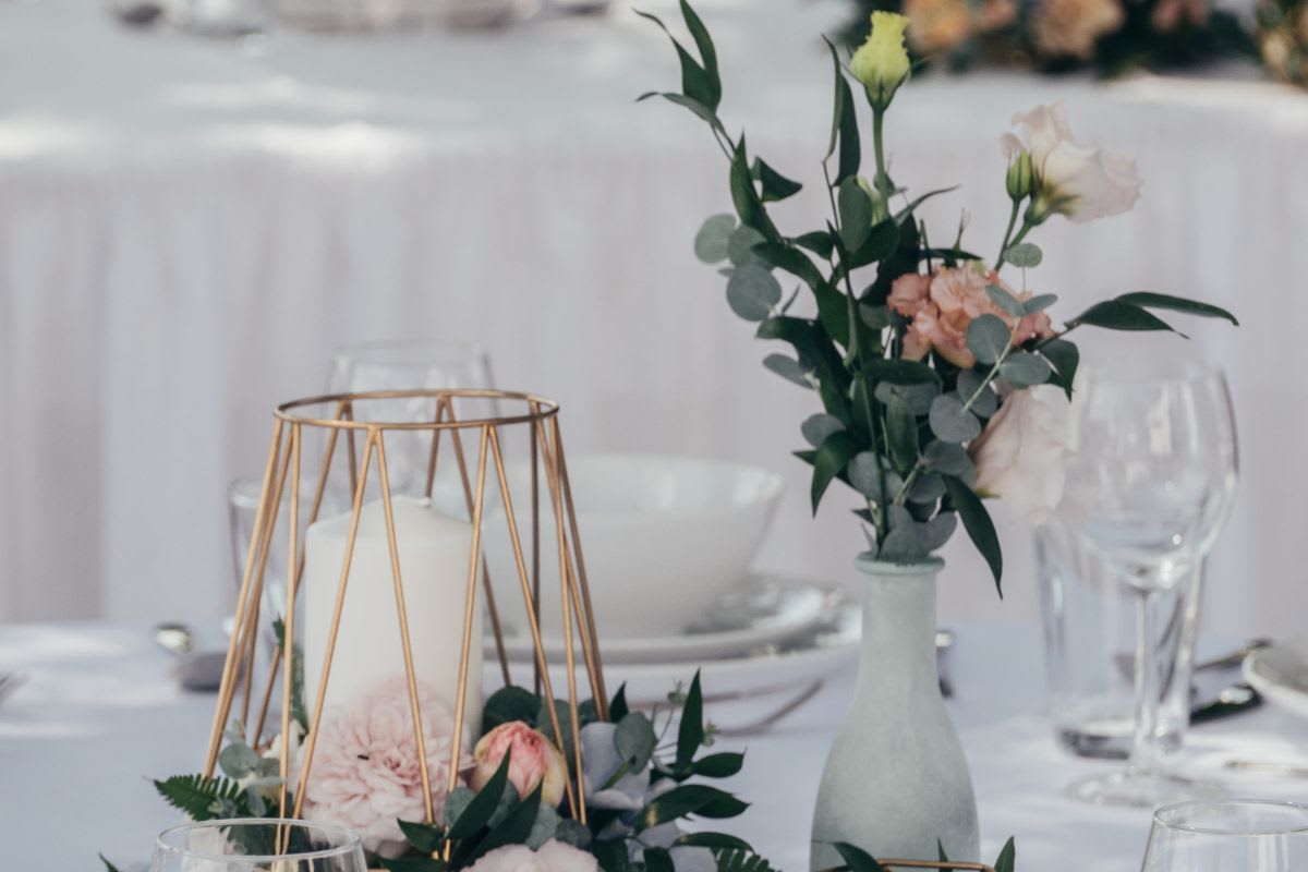 Tischdeko Hochzeit