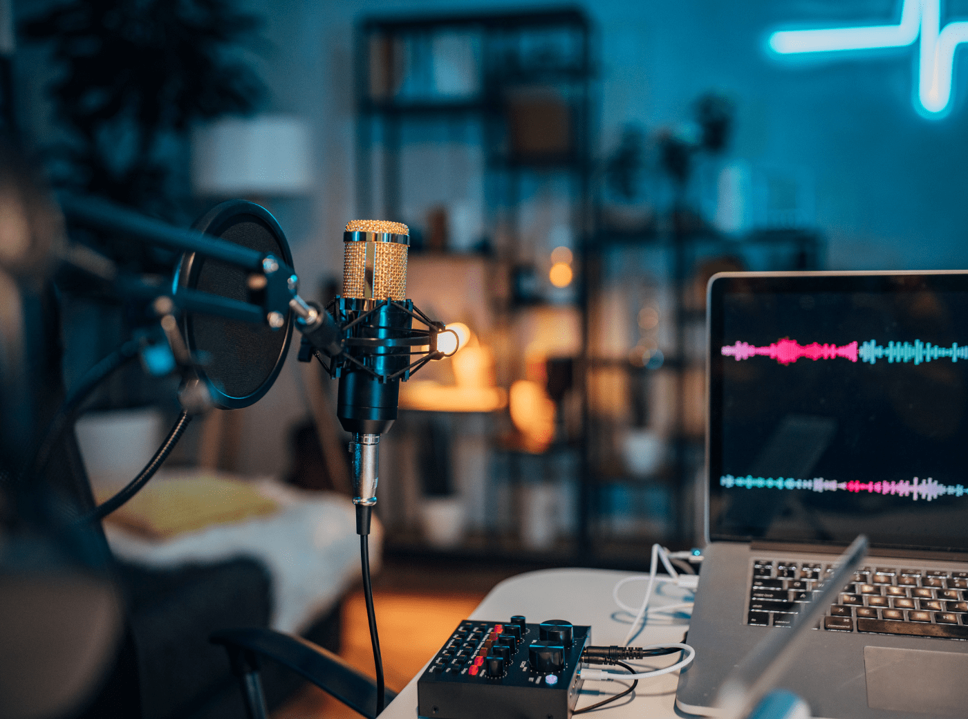 Equipment für professionelle Podcasts