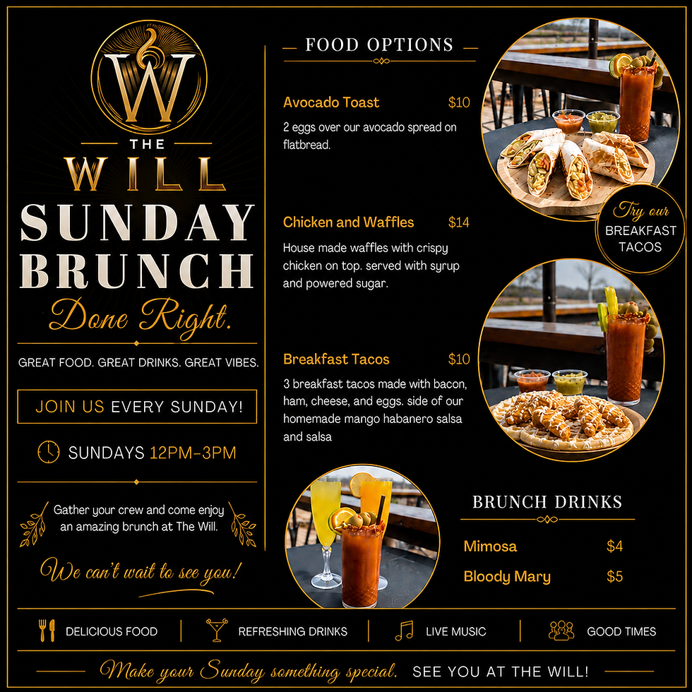 Sunday Brunch with Drink Specials