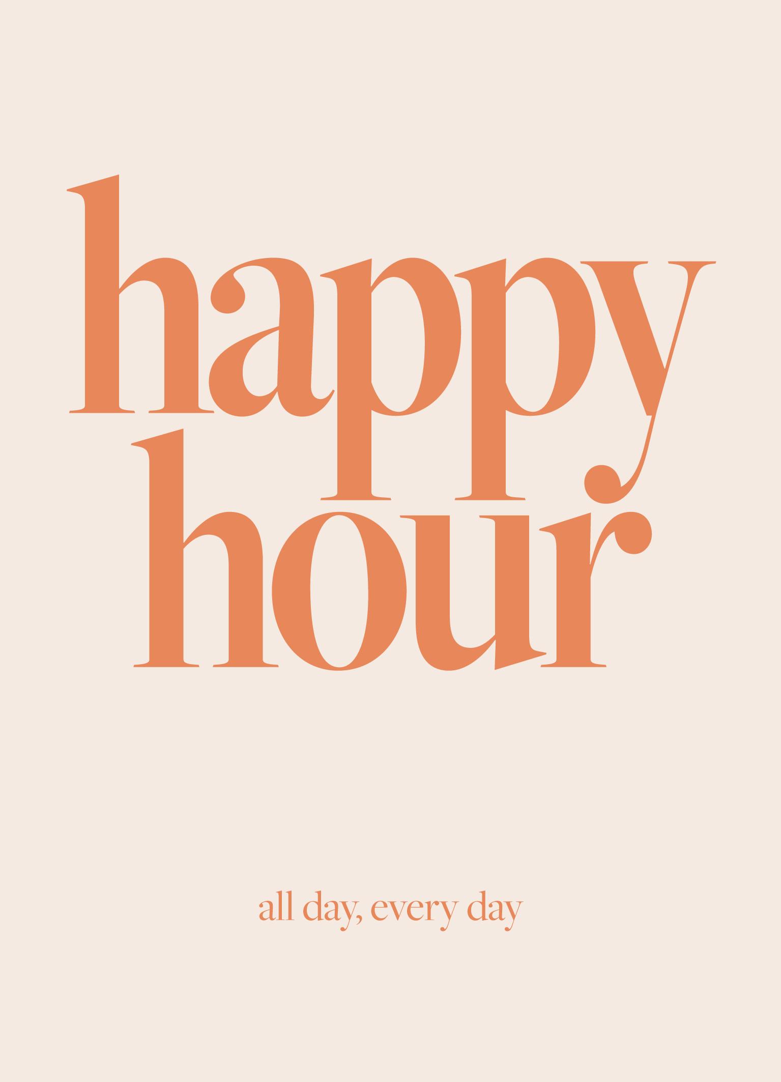 Daily Happy Hour