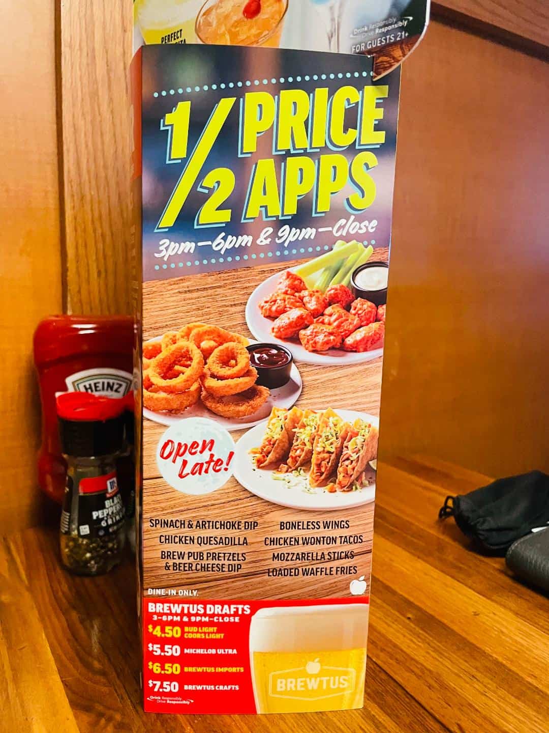 Half Off Appetizers