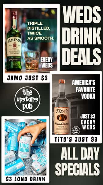 Wednesday Drink Specials