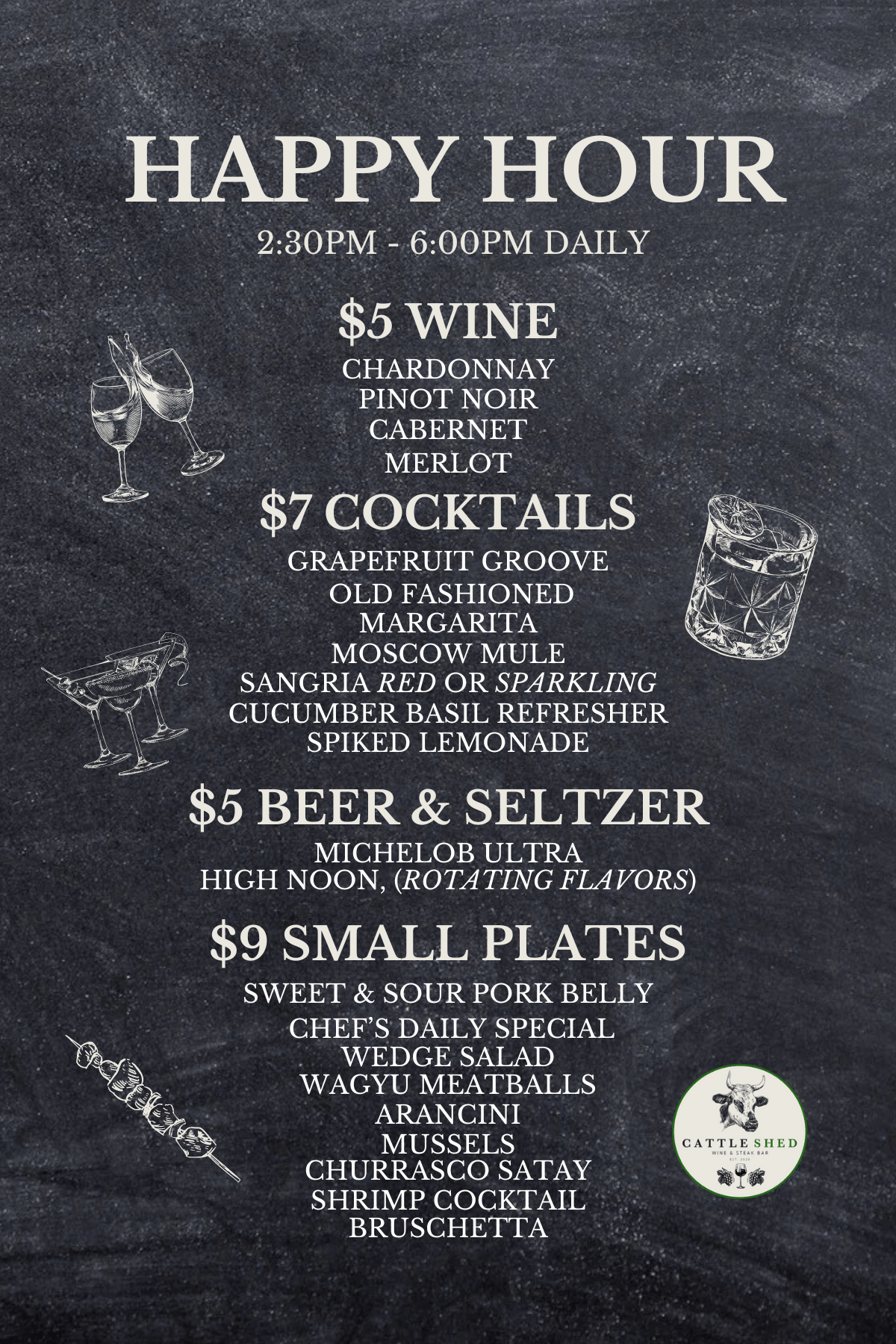 Daily Happy Hour