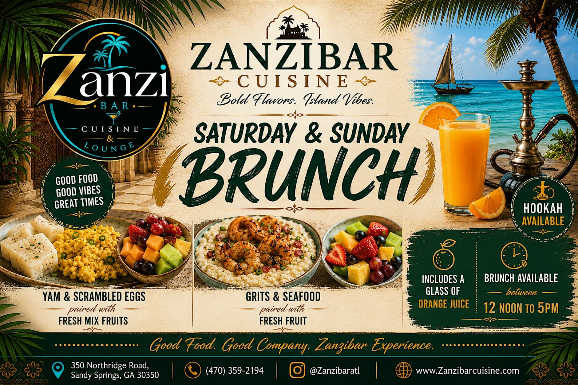 Saturday & Sunday Brunch