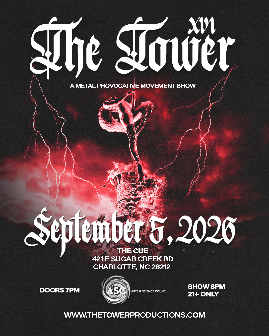 The Tower (xvi) - Metal Provocative Movement & Pole Show