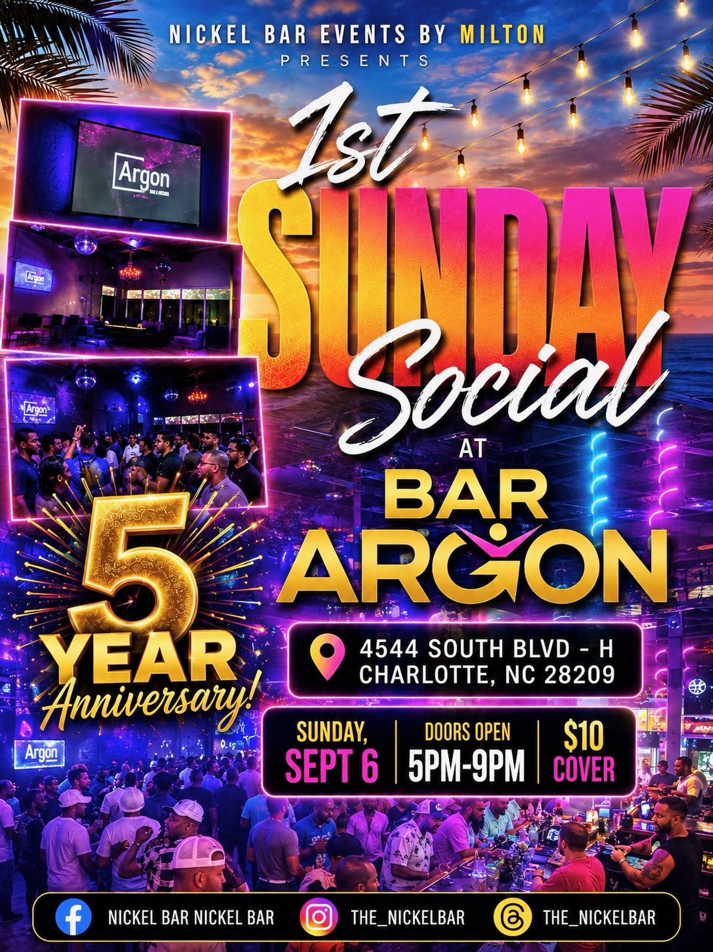 1st Sunday Social: 5th Anniversary Grown & Sexy Party