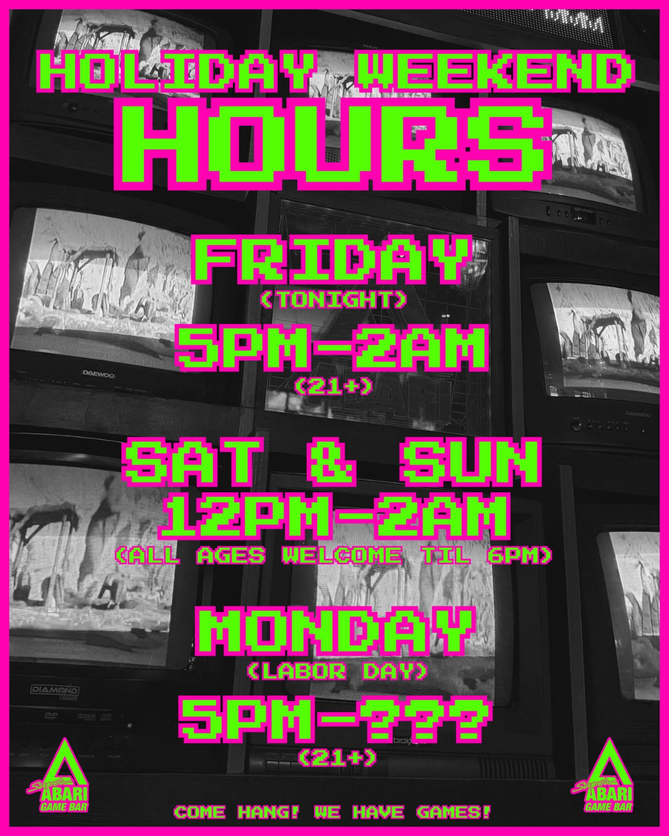 Labor Day Happy Hour