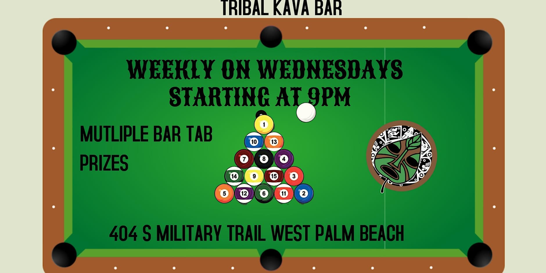 Weekly Monday Pool Tournament