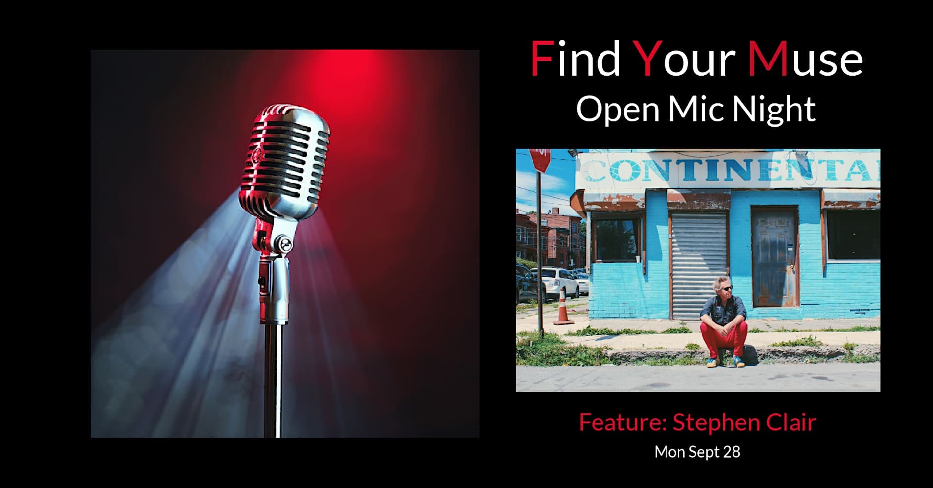Find Your Muse Open MIC
