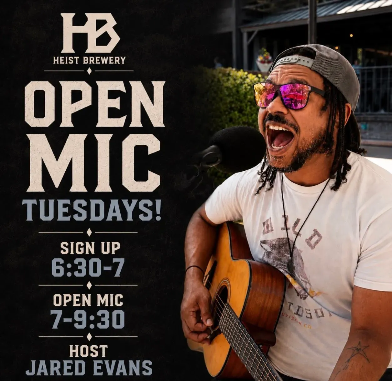 Open Mic Night Hosted by Jared Evans