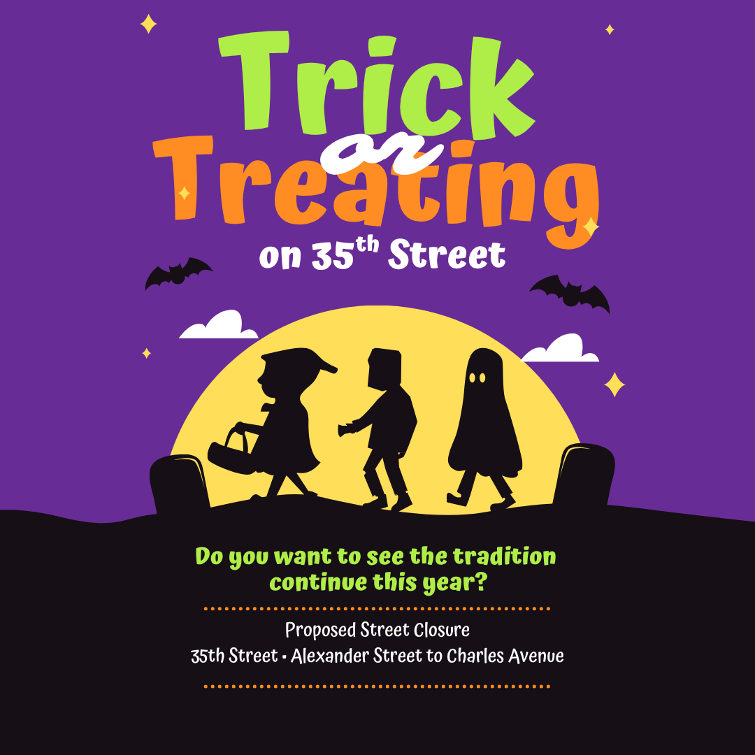 35th Street Trick or Treating Taskforce Meeting