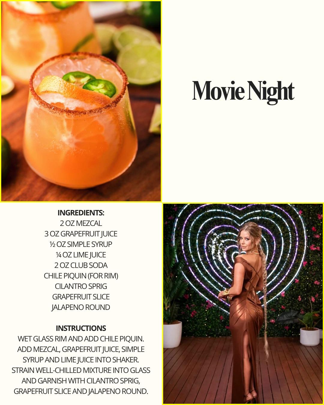 Love Island Themed Cocktails