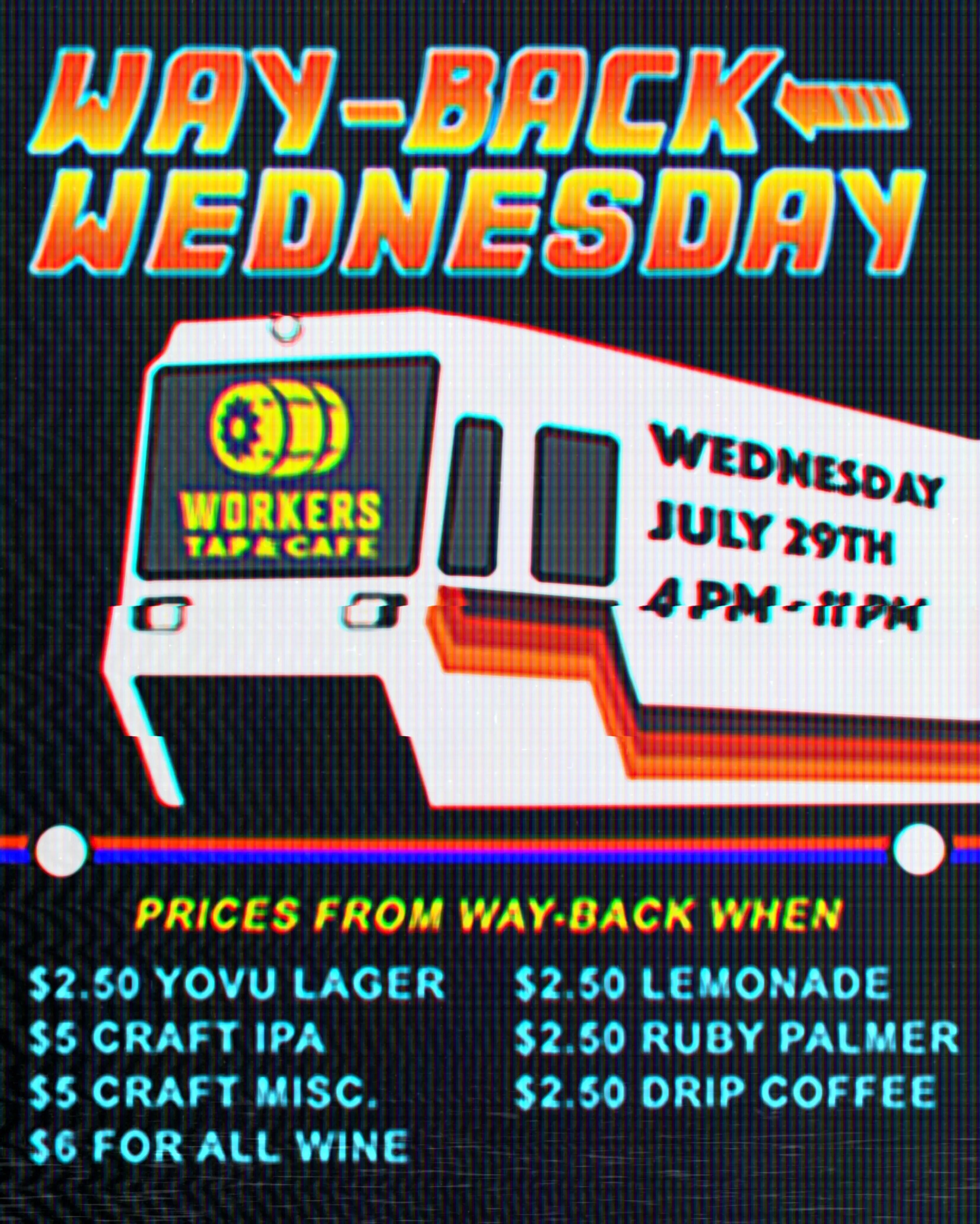 Way Back Wednesday: $4 Pints Special