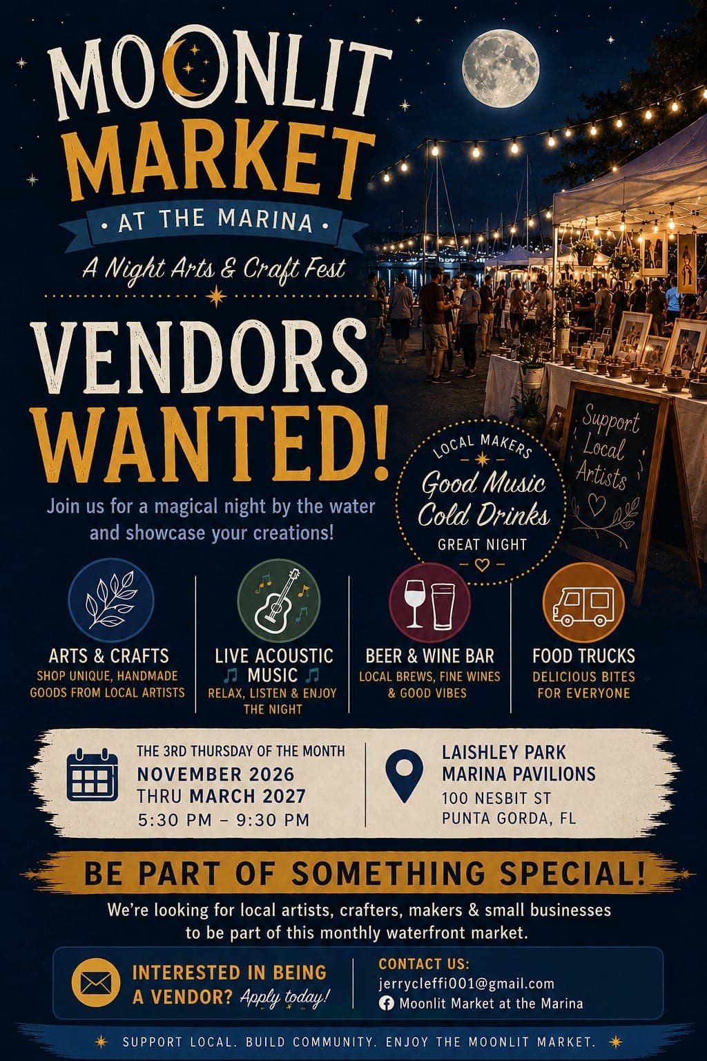 Moonlit Market - Local Vendors & Makers